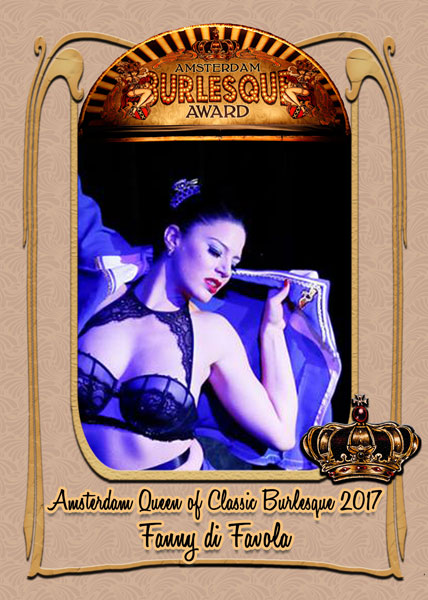 Fanny di Favola from Germany, Amsterdam Queen of Classic Burlesque 2017