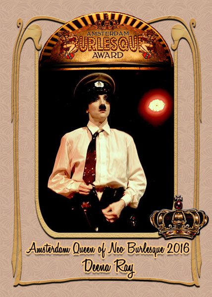 Deena Ray from the Netherlands, Amsterdam Queen of Neo Burlesue 2016